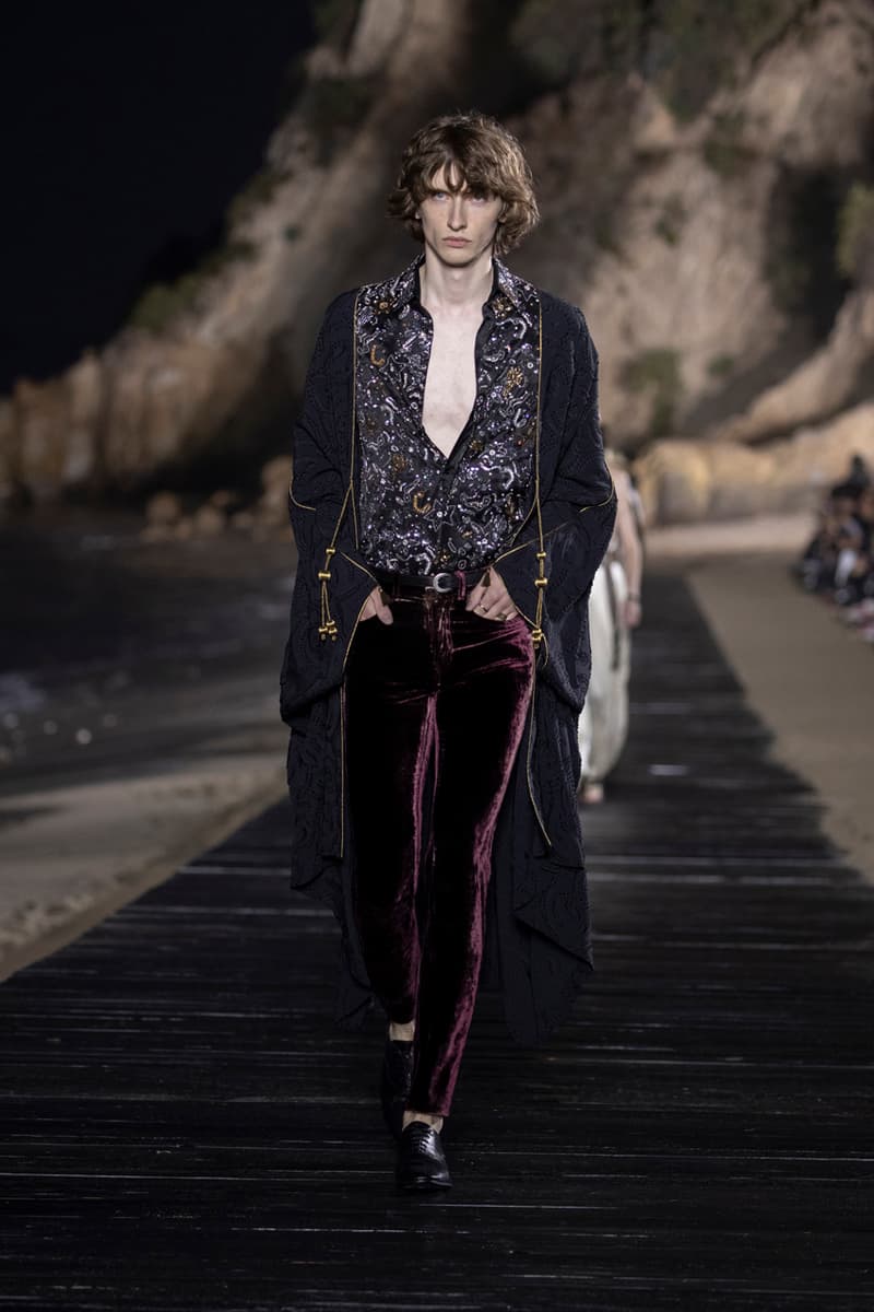 Saint Laurent Spring/Summer 2020 Collection runway ss20 fashion week presentation anthony vaccarello menswear