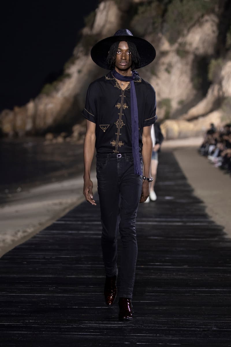 Saint Laurent Spring/Summer 2020 Collection runway ss20 fashion week presentation anthony vaccarello menswear