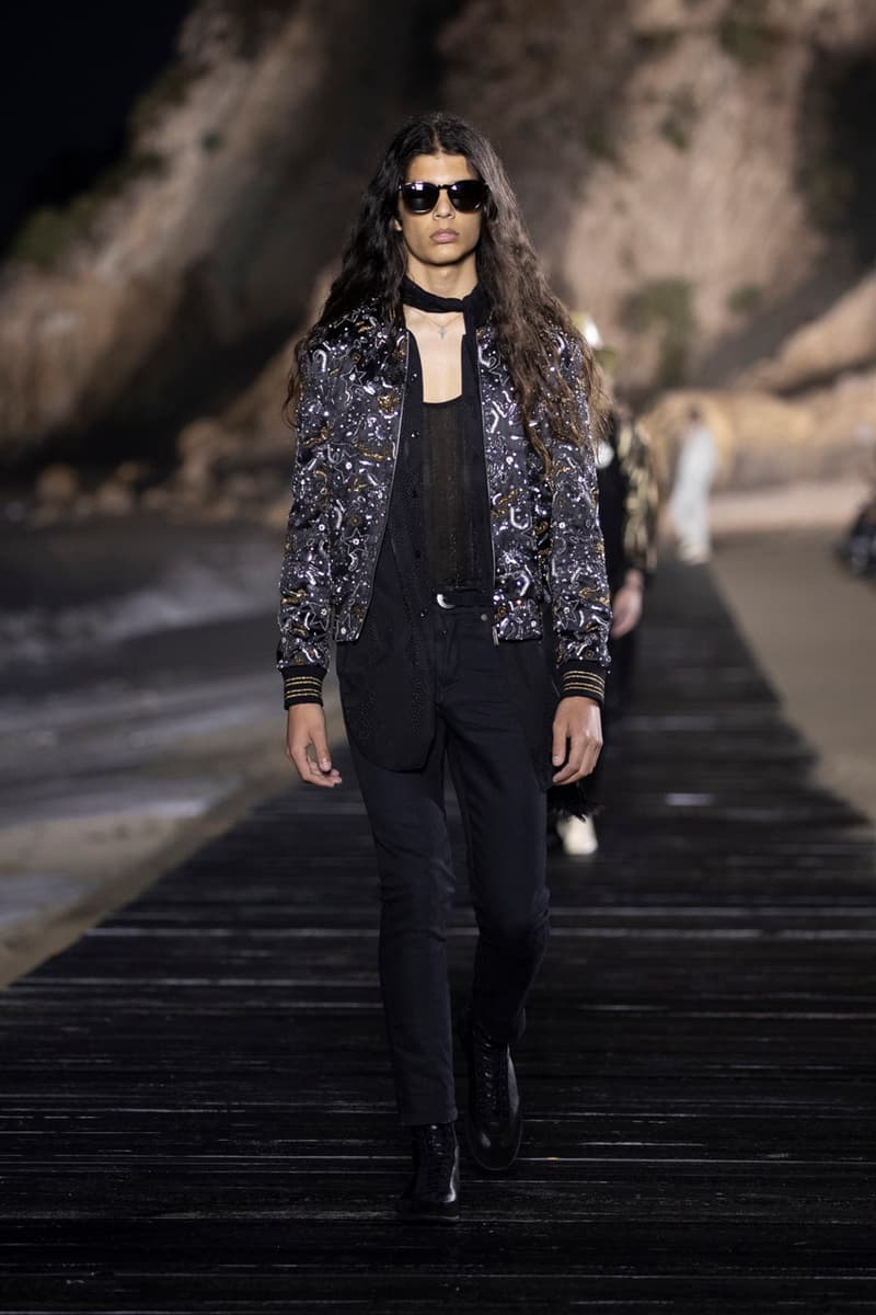 Saint Laurent Spring/Summer 2020 Collection runway ss20 fashion week presentation anthony vaccarello menswear