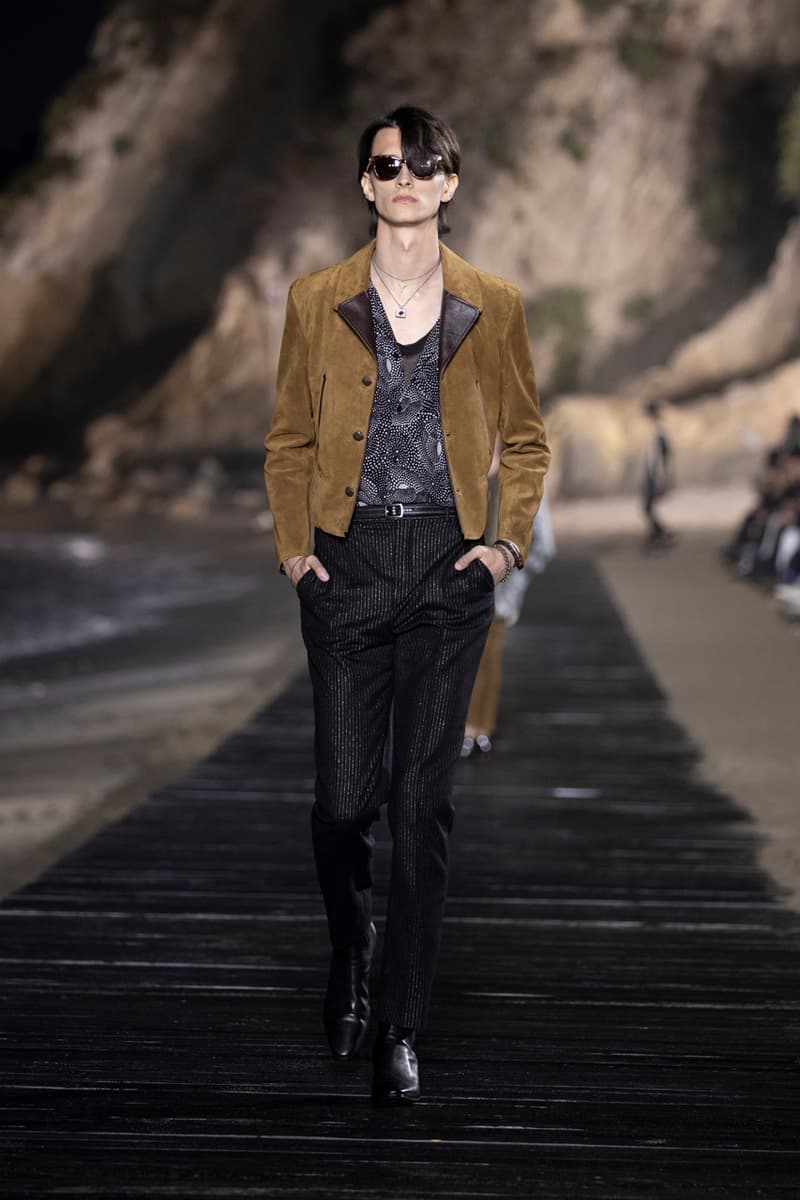 Saint Laurent Spring/Summer 2020 Collection runway ss20 fashion week presentation anthony vaccarello menswear