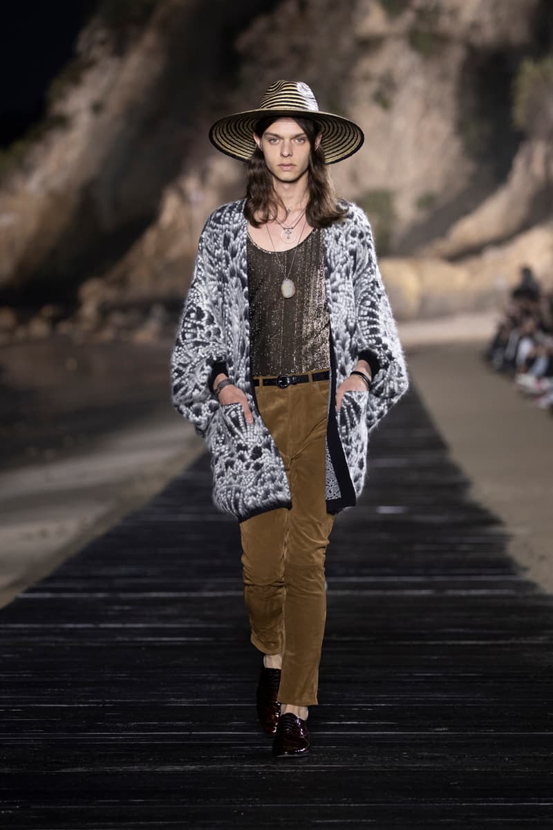 Saint Laurent Spring/Summer 2020 Collection runway ss20 fashion week presentation anthony vaccarello menswear