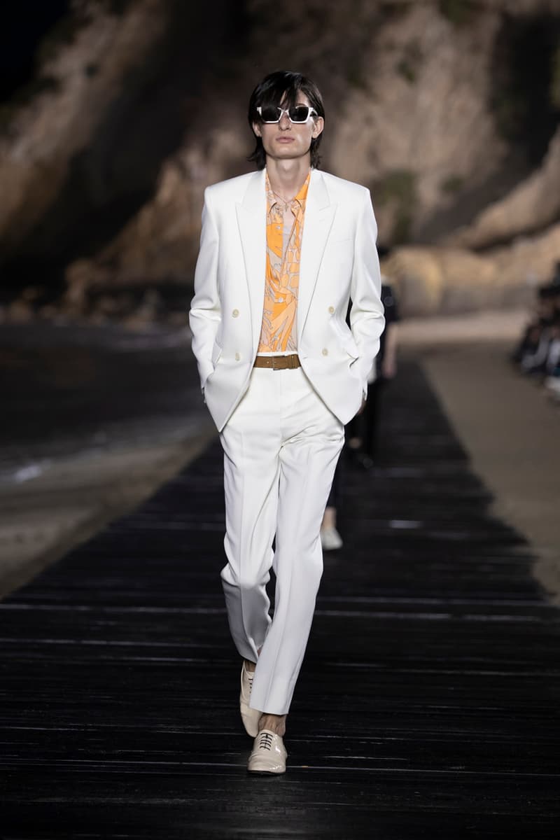 Saint Laurent Spring/Summer 2020 Collection runway ss20 fashion week presentation anthony vaccarello menswear