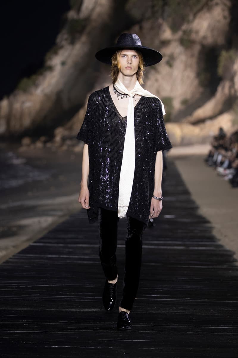 Saint Laurent Spring/Summer 2020 Collection runway ss20 fashion week presentation anthony vaccarello menswear