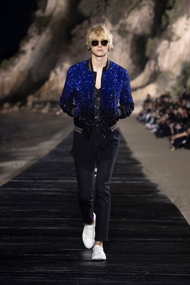 Saint Laurent Spring/Summer 2020 Collection runway ss20 fashion week presentation anthony vaccarello menswear