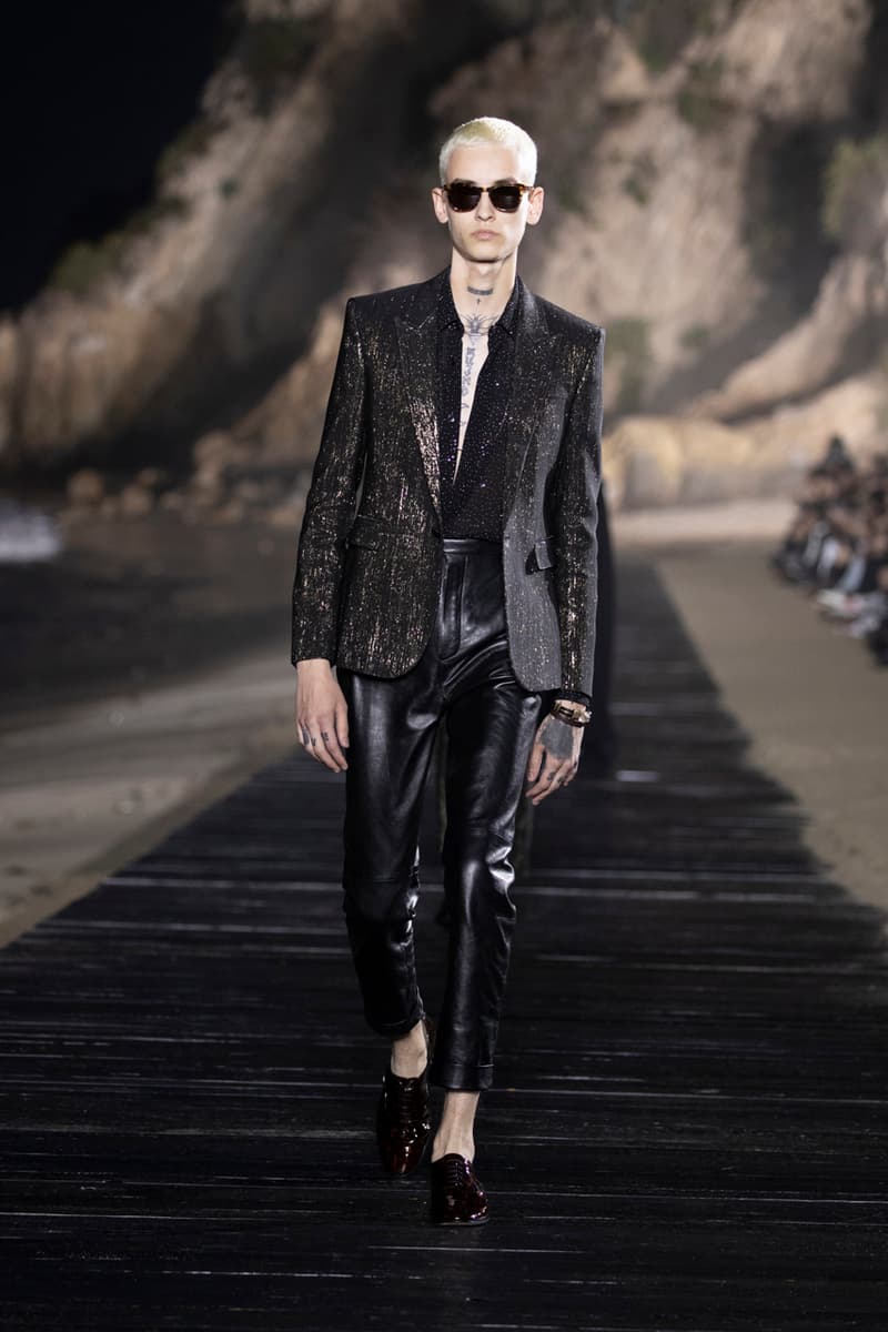 Saint Laurent Spring/Summer 2020 Collection runway ss20 fashion week presentation anthony vaccarello menswear