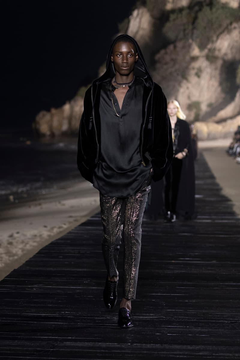 Saint Laurent Spring/Summer 2020 Collection runway ss20 fashion week presentation anthony vaccarello menswear