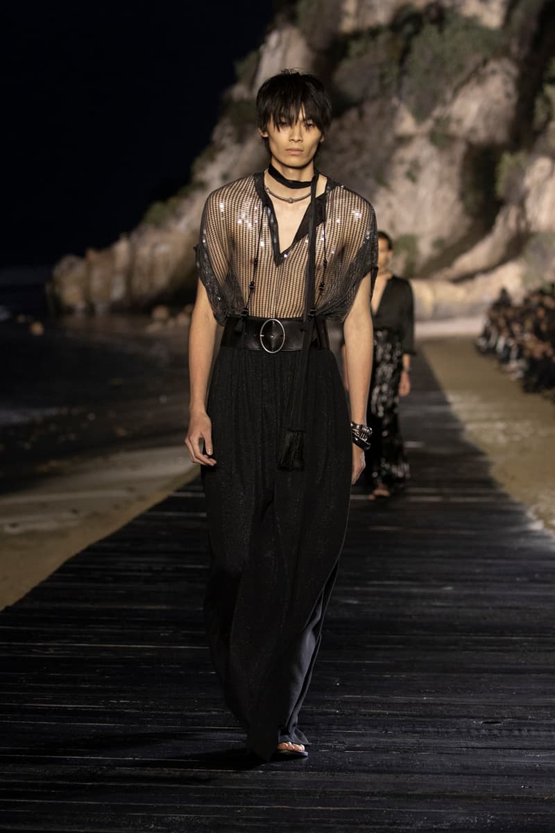 Saint Laurent Spring/Summer 2020 Collection runway ss20 fashion week presentation anthony vaccarello menswear