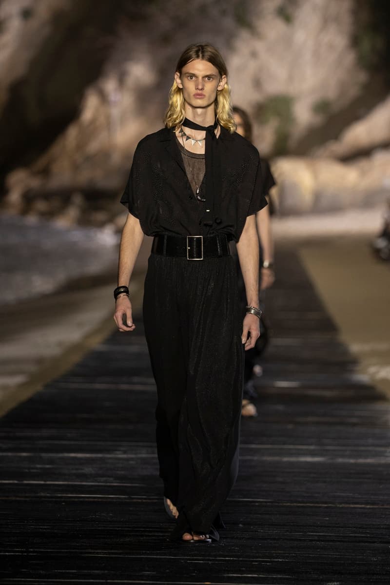 Saint Laurent Spring/Summer 2020 Collection runway ss20 fashion week presentation anthony vaccarello menswear