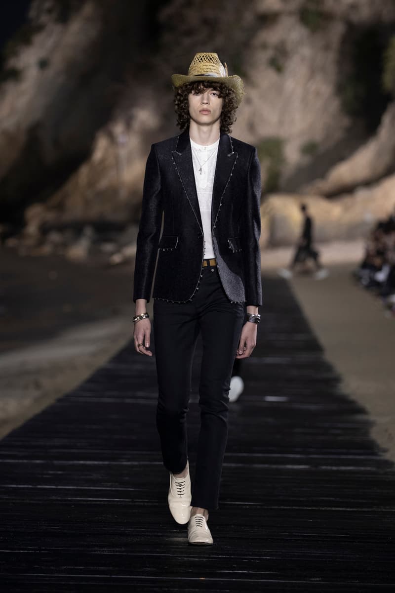 Saint Laurent Spring/Summer 2020 Collection runway ss20 fashion week presentation anthony vaccarello menswear