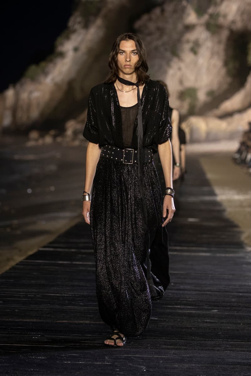 Saint Laurent Spring/Summer 2020 Collection runway ss20 fashion week presentation anthony vaccarello menswear