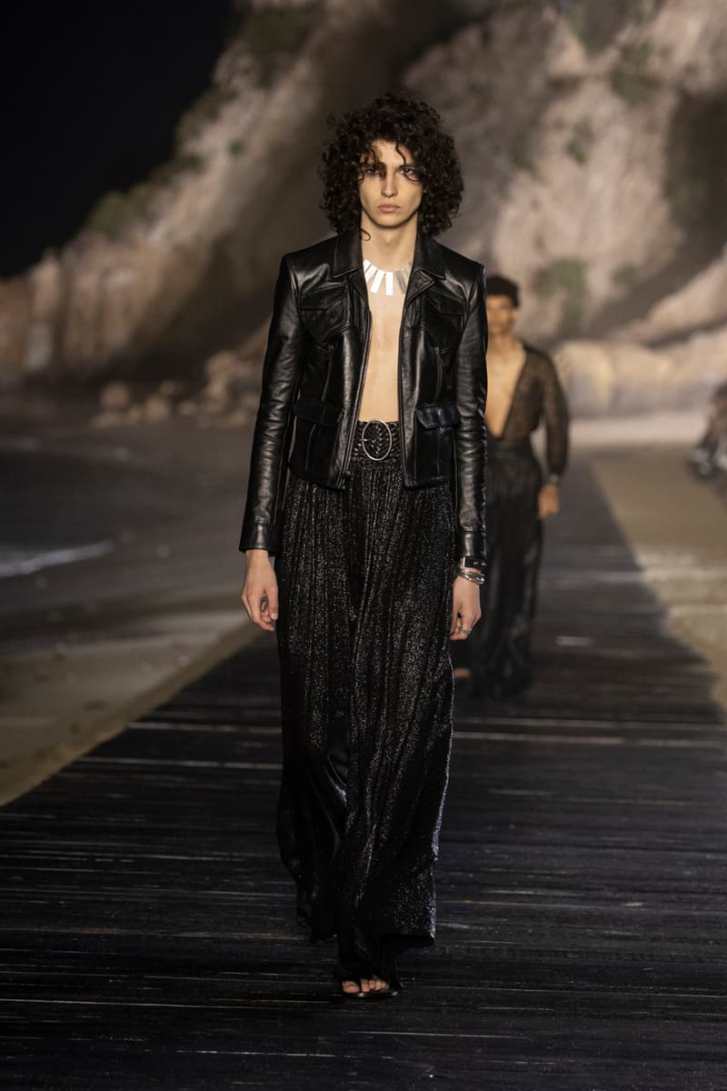 Saint Laurent Spring/Summer 2020 Collection runway ss20 fashion week presentation anthony vaccarello menswear