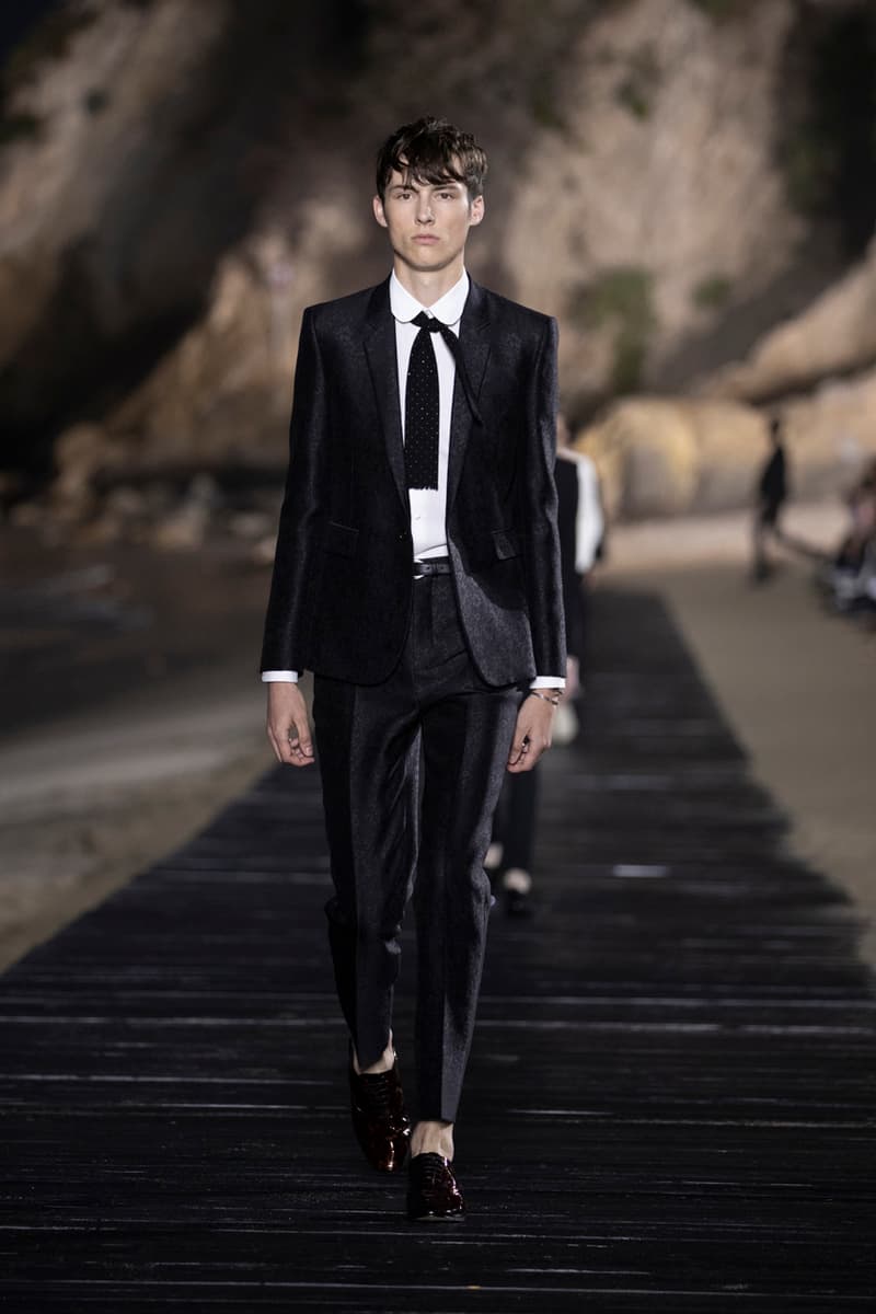 Saint Laurent Spring/Summer 2020 Collection runway ss20 fashion week presentation anthony vaccarello menswear