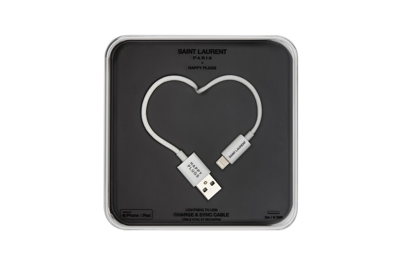 Saint Laurent YEVO Happy Plugs Earphones Charger Release Leopard Zebra Black Silver Gold