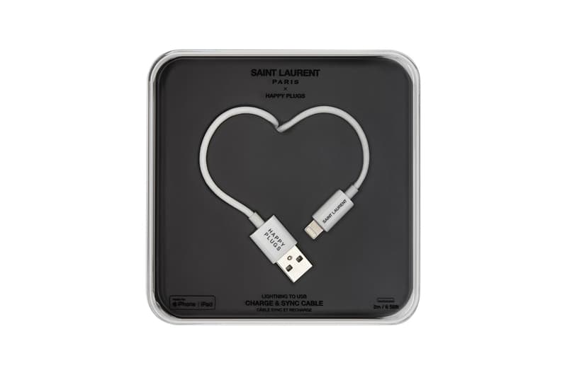 Saint Laurent YEVO Happy Plugs Earphones Charger Release Leopard Zebra Black Silver Gold