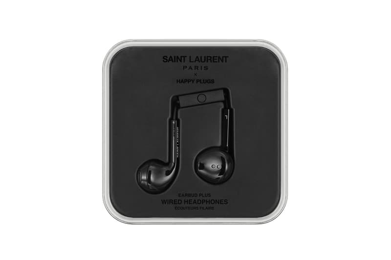 Saint Laurent YEVO Happy Plugs Earphones Charger Release Leopard Zebra Black Silver Gold