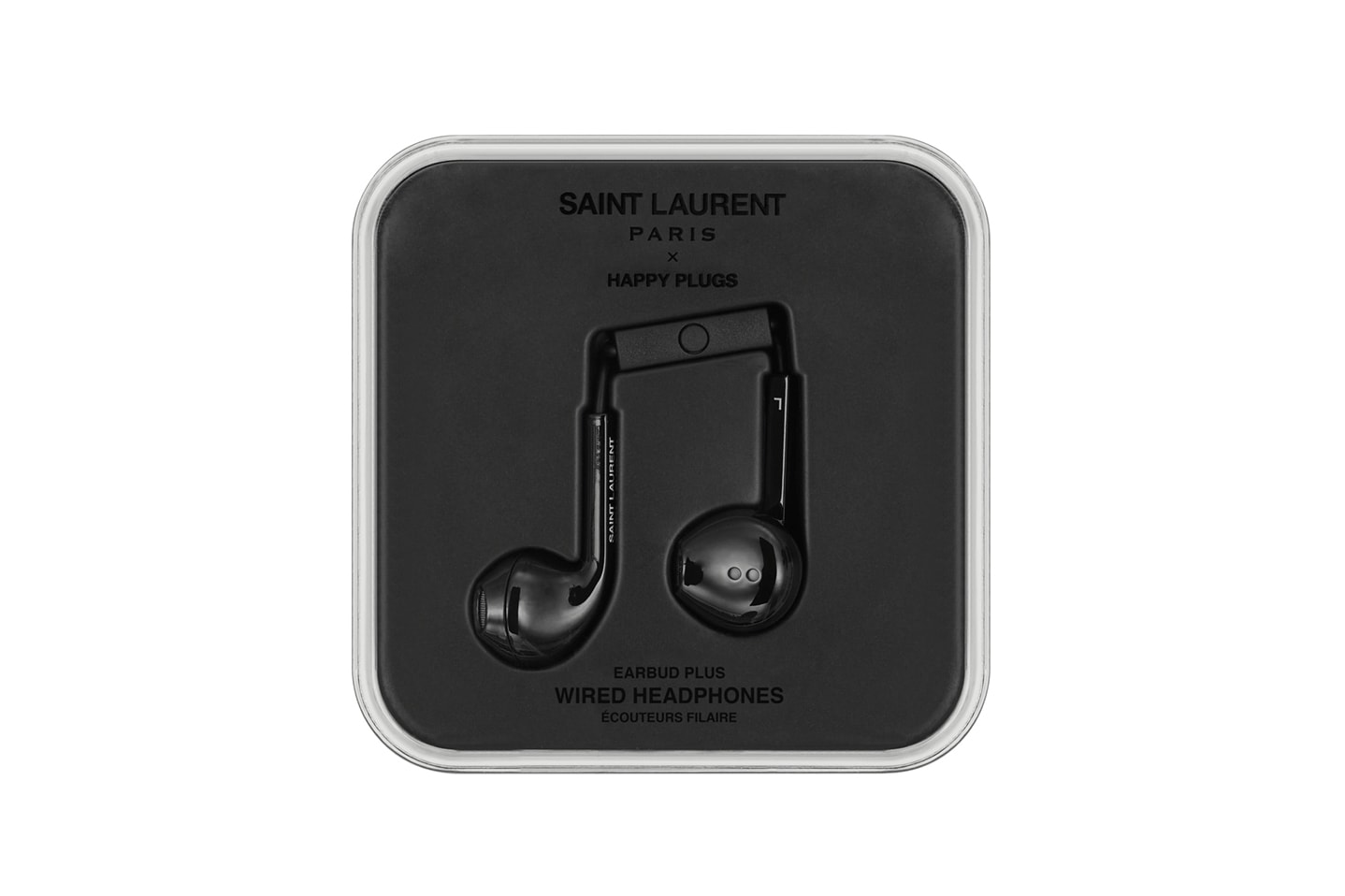 Saint Laurent YEVO Happy Plugs Earphones Charger Release Leopard Zebra Black Silver Gold