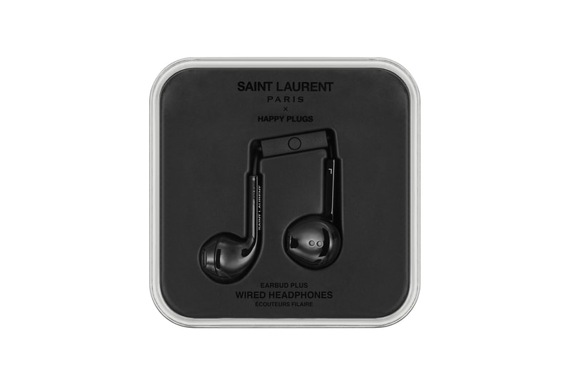 Saint Laurent YEVO Happy Plugs Earphones Charger Release Leopard Zebra Black Silver Gold