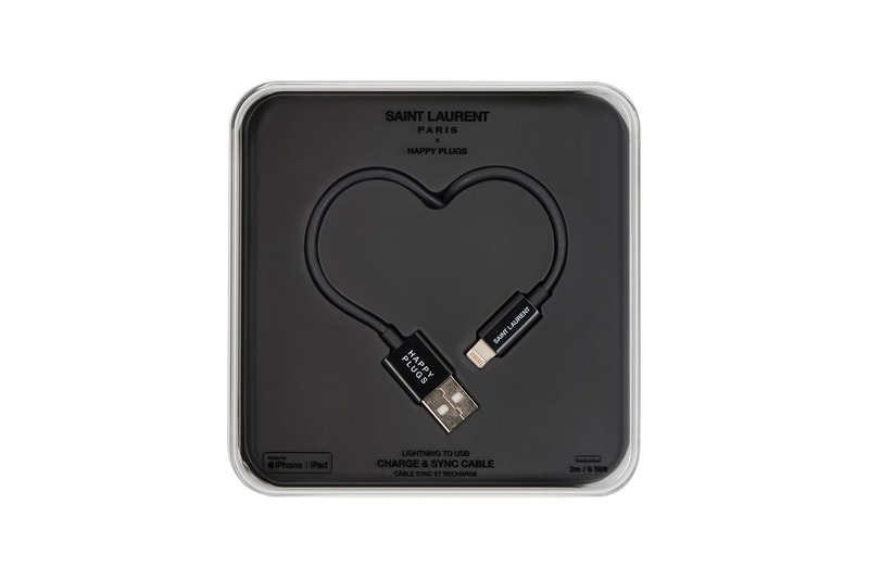 Saint Laurent YEVO Happy Plugs Earphones Charger Release Leopard Zebra Black Silver Gold