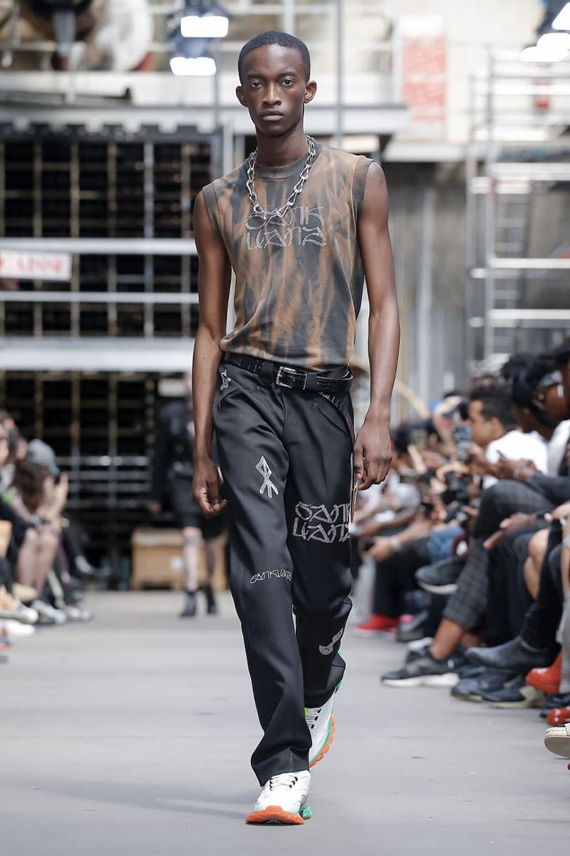 SANKUANZ Spring Summer 2020 Collection Paris Fashion Week Shangguan Zhe Sneaker protectors sandals cowboy western wear southern gothic grunge footwear