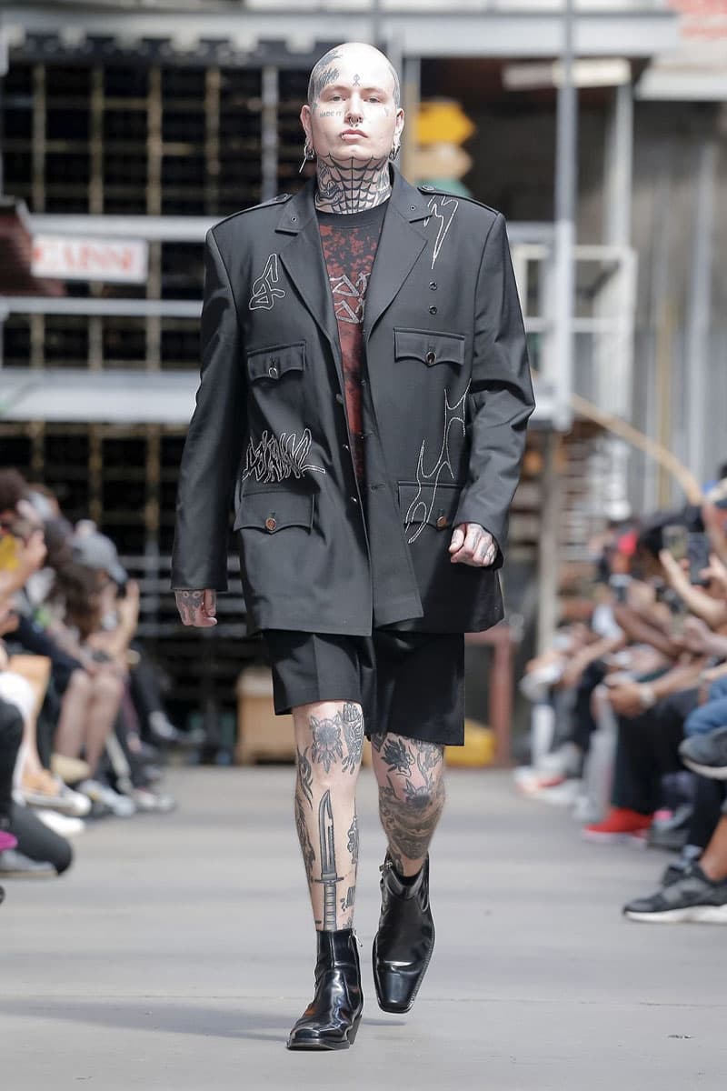 SANKUANZ Spring Summer 2020 Collection Paris Fashion Week Shangguan Zhe Sneaker protectors sandals cowboy western wear southern gothic grunge footwear