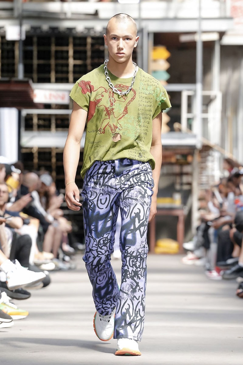 SANKUANZ Spring Summer 2020 Collection Paris Fashion Week Shangguan Zhe Sneaker protectors sandals cowboy western wear southern gothic grunge footwear