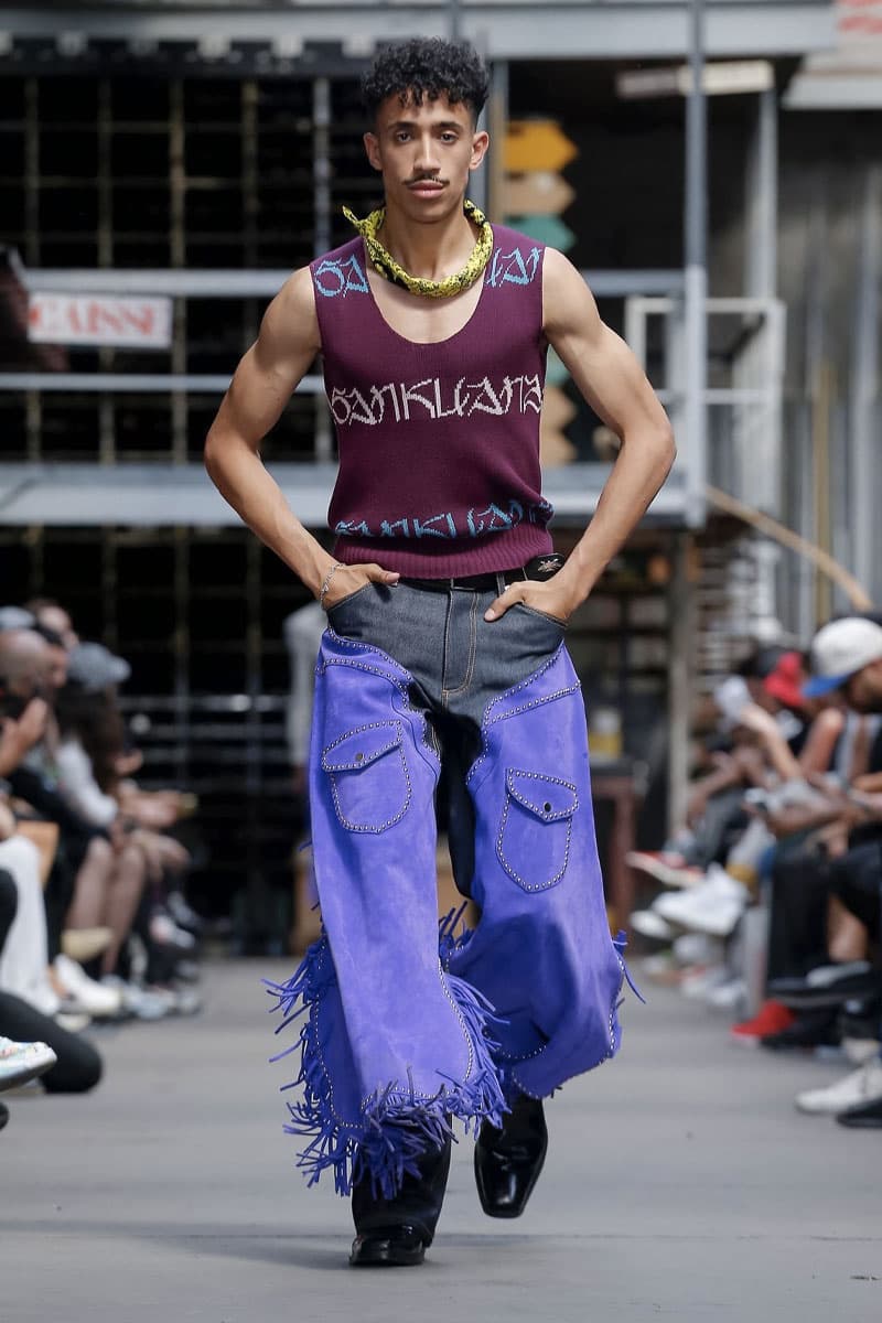 SANKUANZ Spring Summer 2020 Collection Paris Fashion Week Shangguan Zhe Sneaker protectors sandals cowboy western wear southern gothic grunge footwear