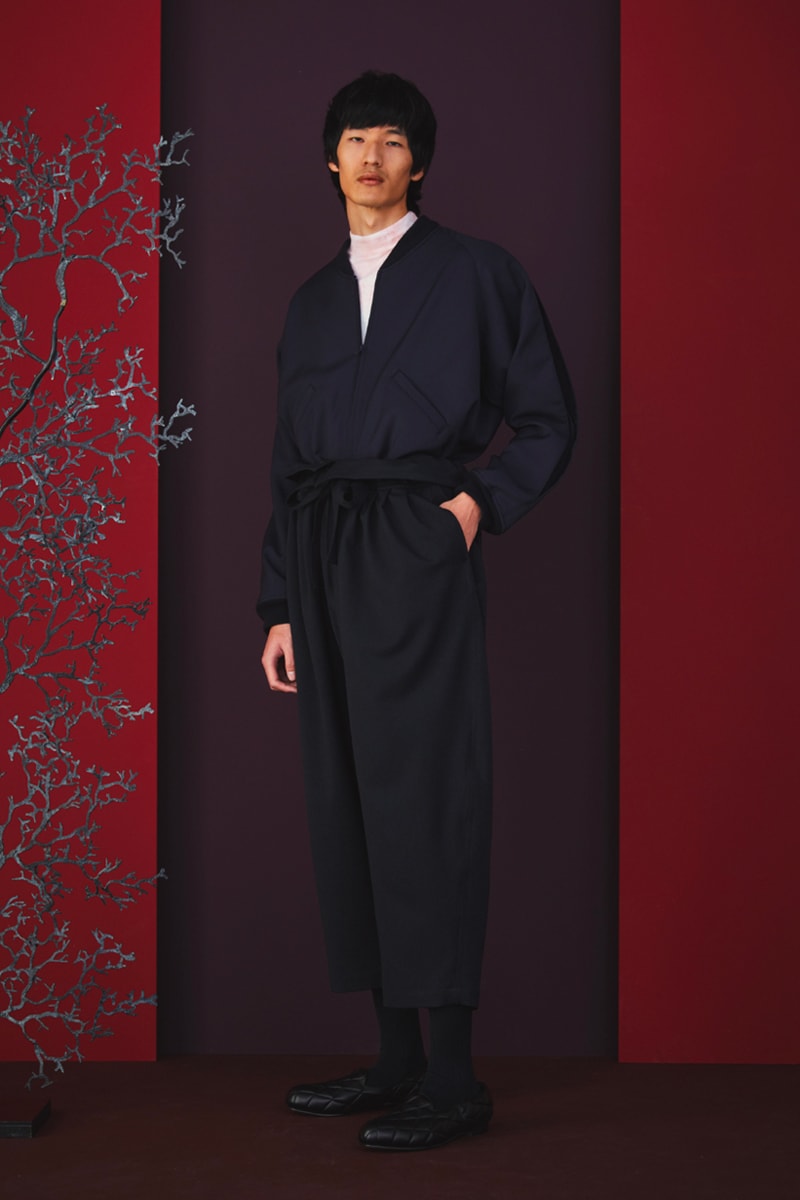 Sasquatchfabrix Fall Winter 2020 Collection Matsurowanumono kimono noragi traditional japanese japan streetwear denim paintsplatter velvet plaid gown happi sumi-e ink tokyo lookbook