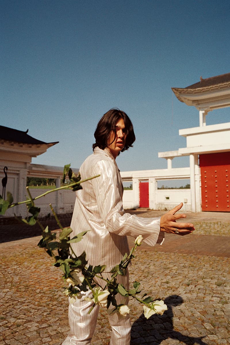 Séfr Spring/Summer 2020 SS20 Collection Lookbook Mood Book "White Fire" Linus Morales Photographed Erik Rödstam Art Directed Modelled Matthias El Koulali Tailoring Jackets Trousers Suits Shirts