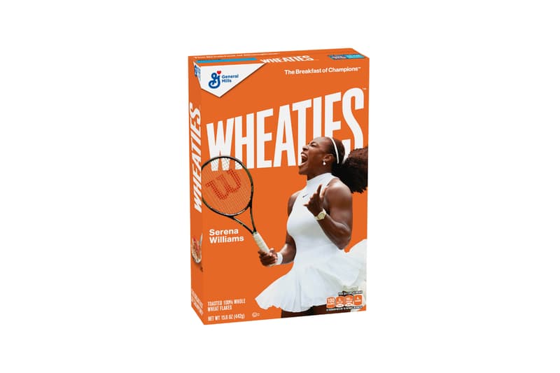 serena williams wheaties cereal box cover packaging general mills 2019 history black tennis player althea gibson