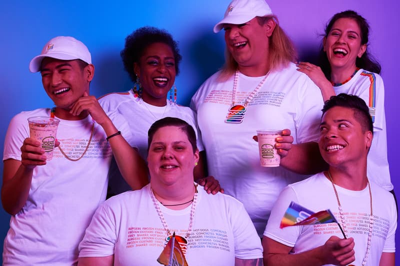 Shake Shack Releases Pride Shake & Merch limited edition milkshake t-shirts rainbow lgbqt pride month the trevor project