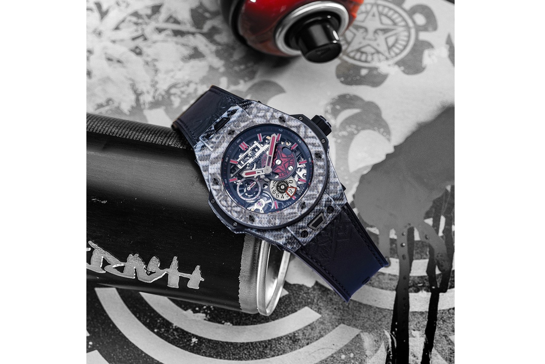 Shepard Fairey x Hublot Big Bang Meca-10 Re-Release watches timepieces collaborations obey street art streetwear