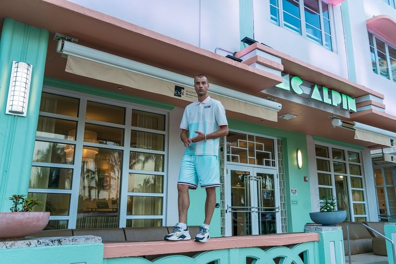 shoe palace shoes sneakers footwear clothes clothing apparel line spring summer 2019 june falling coconuts white teal black grey gray blue rs x collab collaboration puma t shirts tees shorts