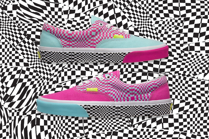 size? x Vans Era "Warped check" Collaboration Release info date checkerboard colorway drop exclusive june 7 2019 buy