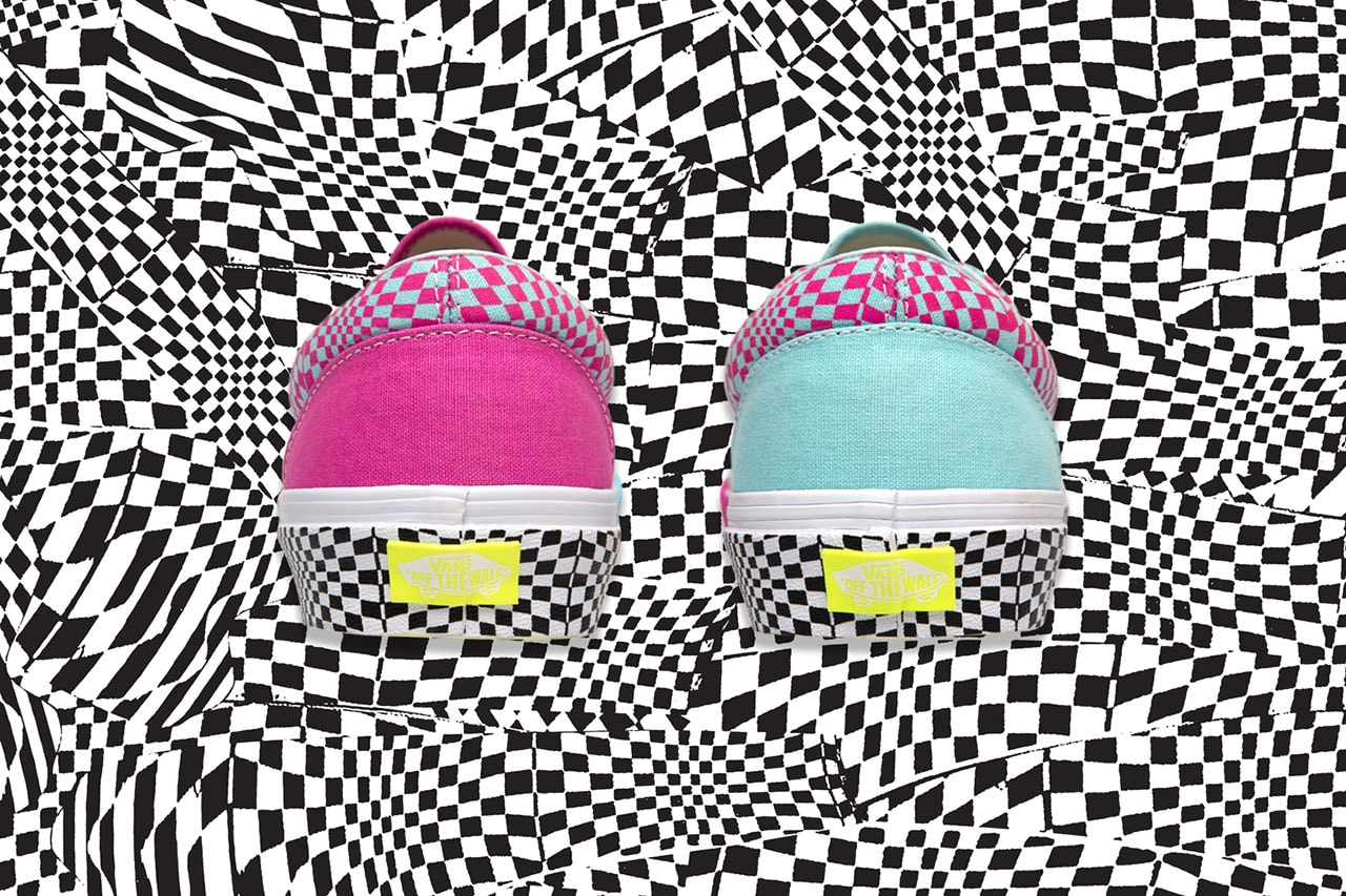 size? x Vans Era "Warped check" Collaboration Release info date checkerboard colorway drop exclusive june 7 2019 buy