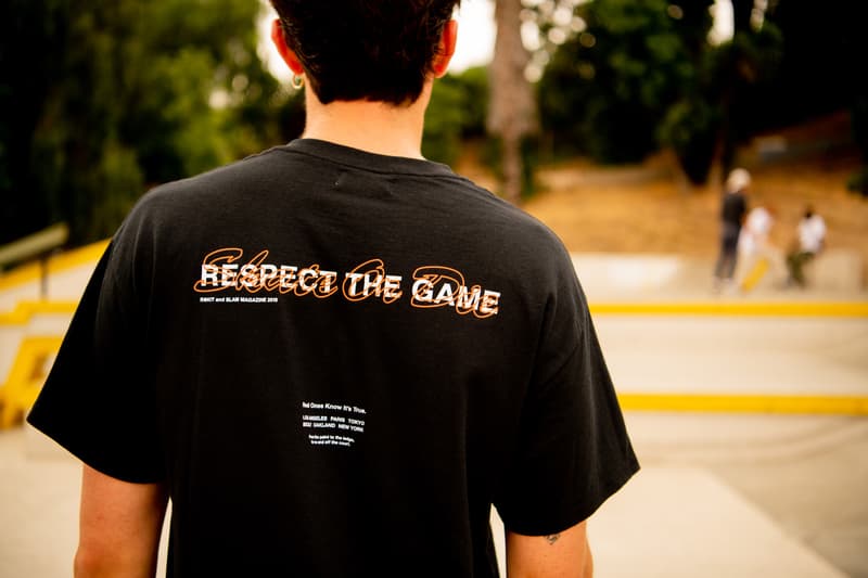 ROKIT SLAM 2019 Capsule Collection Skateboarding Basketball graphics orange crossover Lock Up Tees t shirts