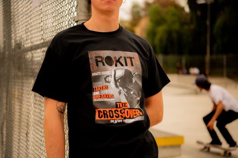 ROKIT SLAM 2019 Capsule Collection Skateboarding Basketball graphics orange crossover Lock Up Tees t shirts