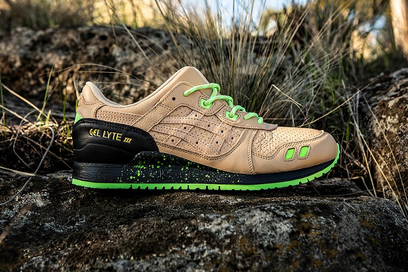 Sneaker Freaker x ASICS Friends & Family GEL-LYTE III "Neurotoxic" collaborations special packaging 