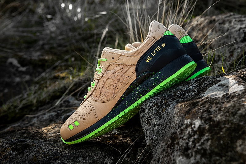 Sneaker Freaker x ASICS Friends & Family GEL-LYTE III "Neurotoxic" collaborations special packaging 