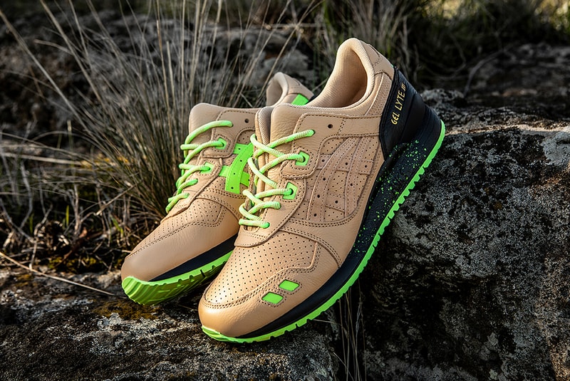 Sneaker Freaker x ASICS Friends & Family GEL-LYTE III "Neurotoxic" collaborations special packaging 