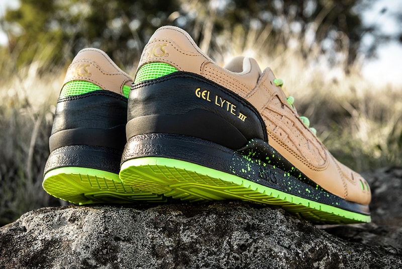 Sneaker Freaker x ASICS Friends & Family GEL-LYTE III "Neurotoxic" collaborations special packaging 