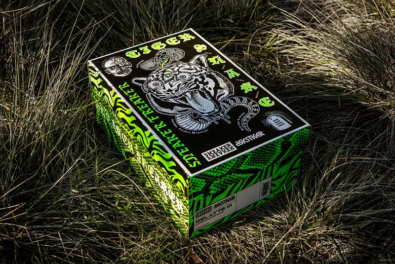 Sneaker Freaker x ASICS Friends & Family GEL-LYTE III "Neurotoxic" collaborations special packaging 