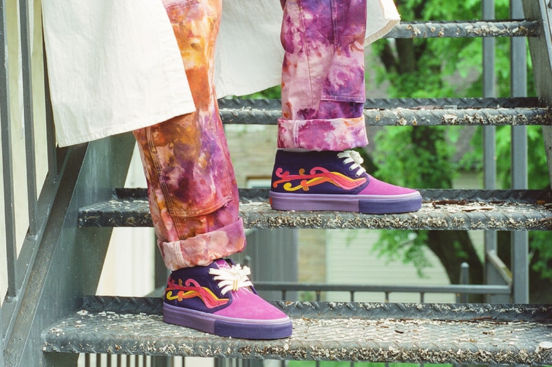 Sole Classics Vans The Funk Collection funk soul rock and roll hall of fame ohio retailer flower 70s chukka sk8-hi slip-on lx