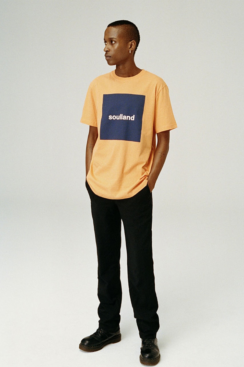 Soulland "Logic_041904" Collection Spring Summer 2019 SS19 Lookbook Drop Social Awareness Fully Sustainable Clothing Working Conditions Ethical Organic Cotton Re-Interpreted Staples T-Shirts Sweatshirts Hoodies Pants Trosuers