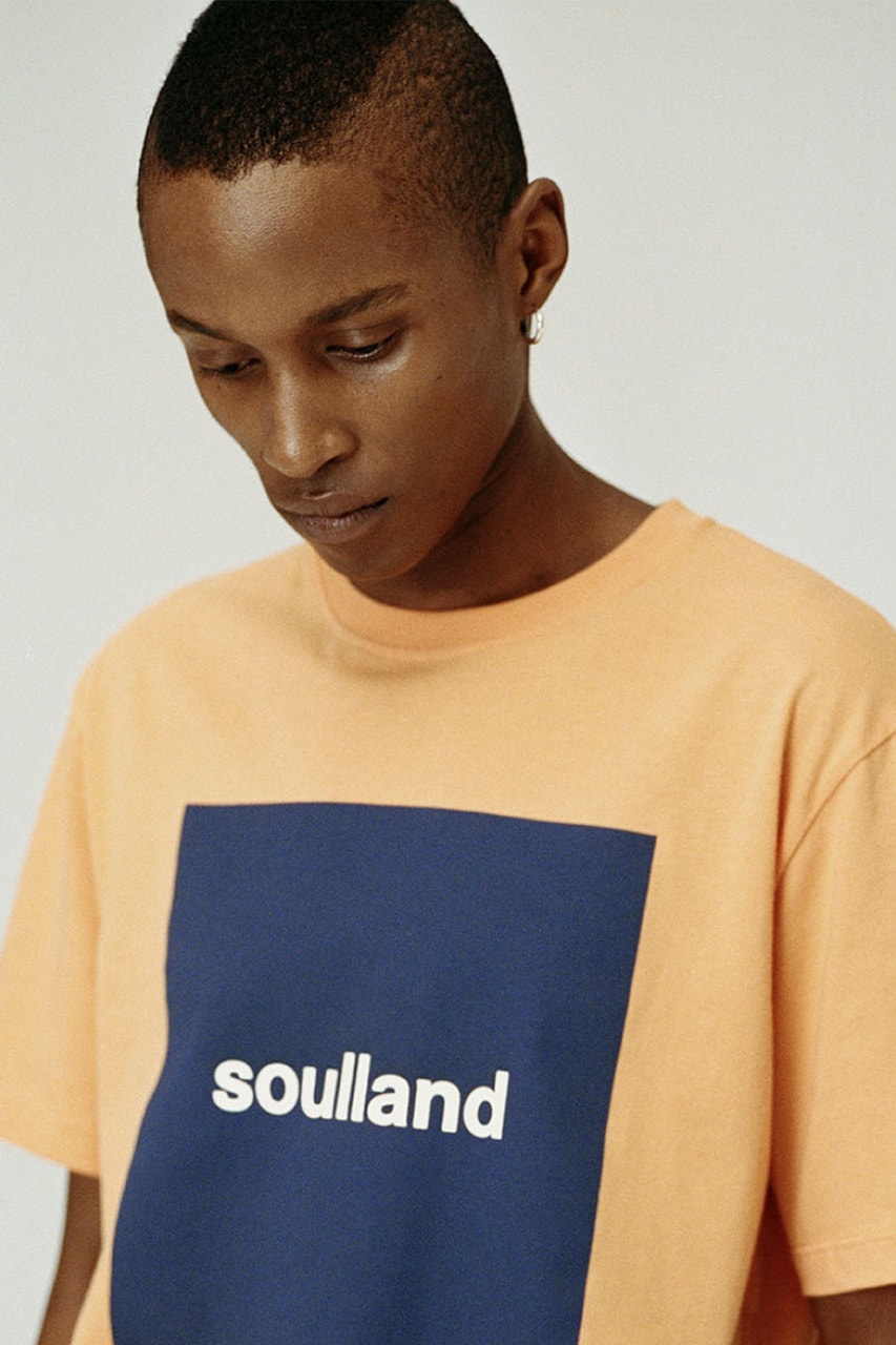 Soulland "Logic_041904" Collection Spring Summer 2019 SS19 Lookbook Drop Social Awareness Fully Sustainable Clothing Working Conditions Ethical Organic Cotton Re-Interpreted Staples T-Shirts Sweatshirts Hoodies Pants Trosuers