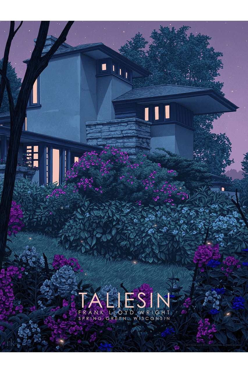spoke art gallery frank lloyd wright pop up show popup Timeless travel posters 1930s 30s Taliesin West 12345 North Taliesin DriveS cottsdale Arizona Hashimoto Contemporary new york homes architect architecture buildings design