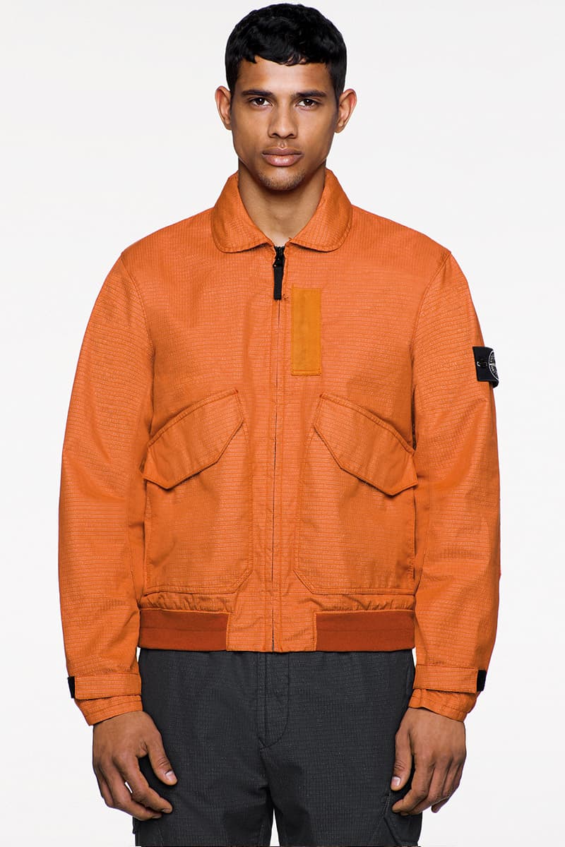 Stone Island FW19 Icon Imagery Lookbook Fall/Winter 2019 outerwear lifestyle formal military special fabrics dye treatment multi-colored ghost jackets vests sweaters knits 