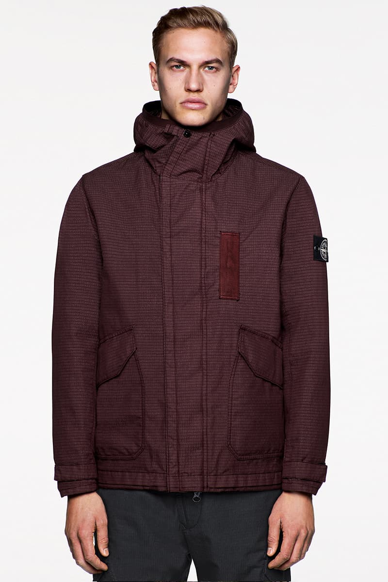 Stone Island FW19 Icon Imagery Lookbook Fall/Winter 2019 outerwear lifestyle formal military special fabrics dye treatment multi-colored ghost jackets vests sweaters knits 