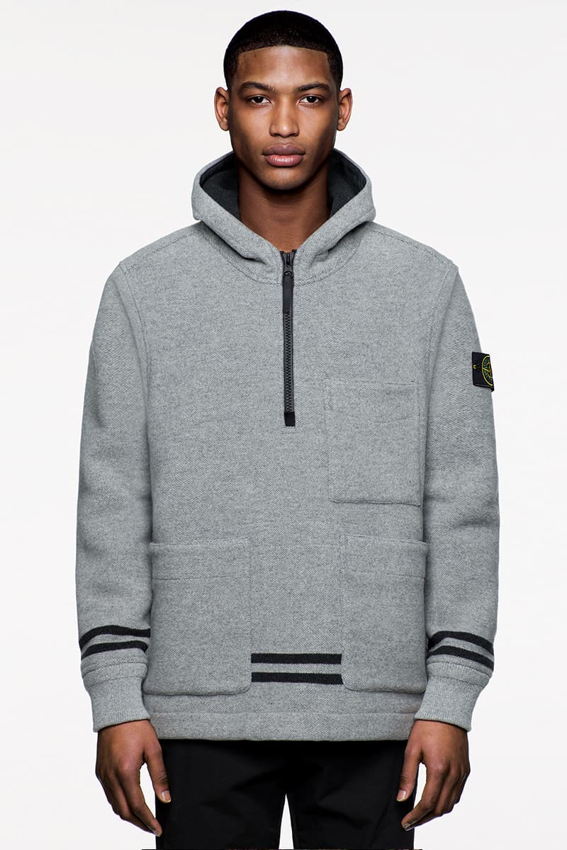 Stone Island FW19 Icon Imagery Lookbook Fall/Winter 2019 outerwear lifestyle formal military special fabrics dye treatment multi-colored ghost jackets vests sweaters knits