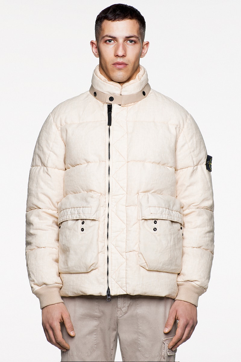 Stone Island FW19 Icon Imagery Lookbook Fall/Winter 2019 outerwear lifestyle formal military special fabrics dye treatment multi-colored ghost jackets vests sweaters knits 