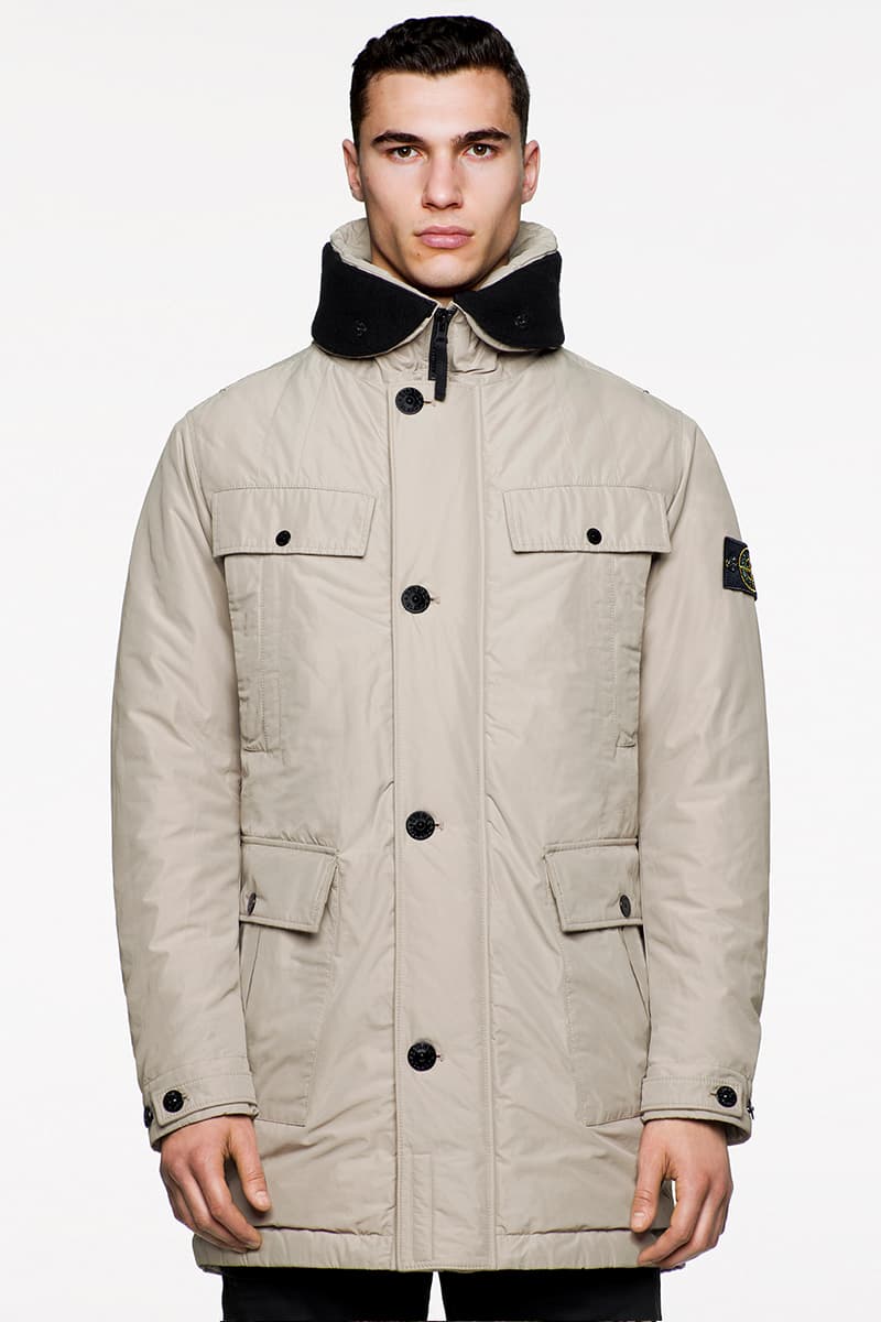 Stone Island FW19 Icon Imagery Lookbook Fall/Winter 2019 outerwear lifestyle formal military special fabrics dye treatment multi-colored ghost jackets vests sweaters knits